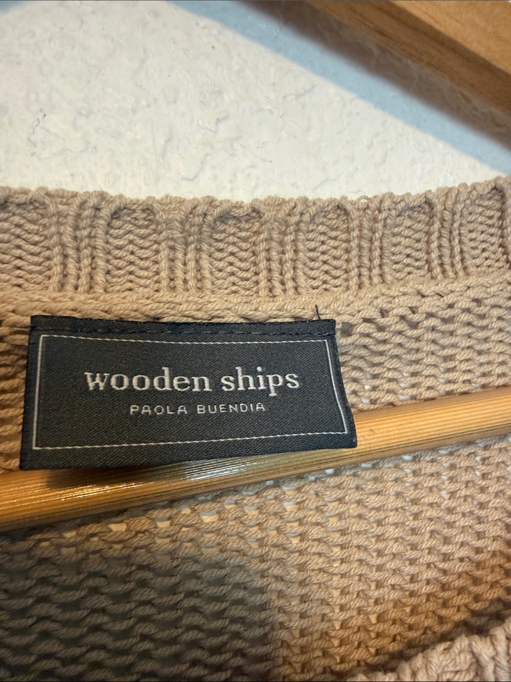 SEA SUN SAND wooden ships summer sweater - Picture 4 of 5